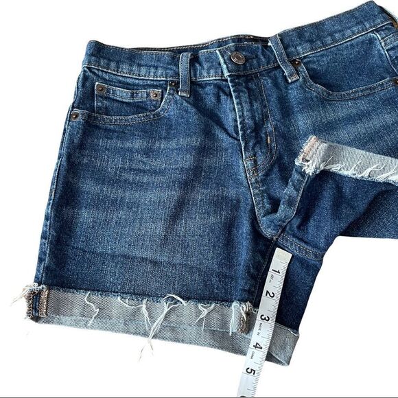 GAP Folded Hem Denim Shorts Sz 26P - Picture 9 of 15